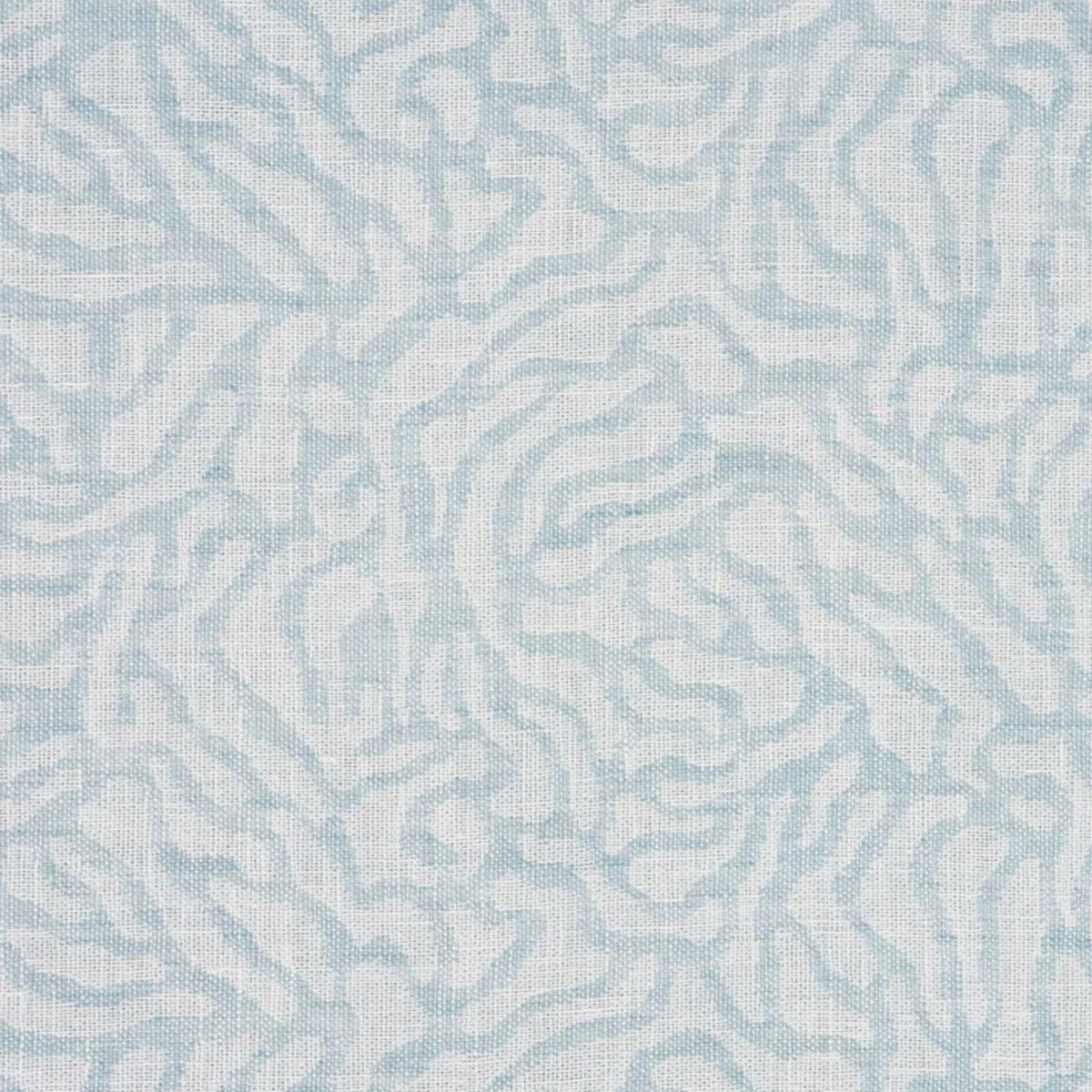 Schumacher 75521 Cora Double Face Sky fabric swatch