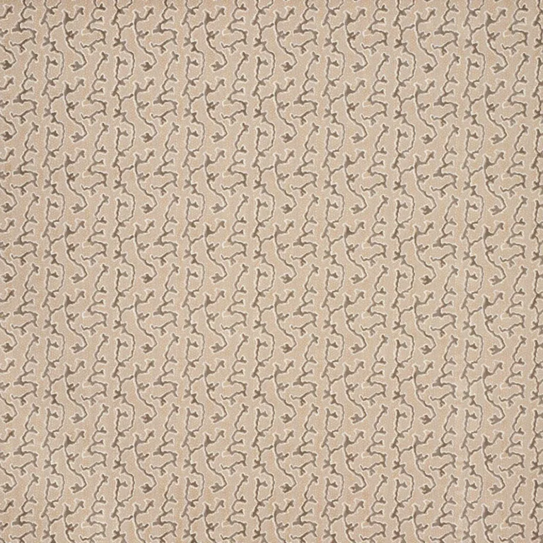 Schumacher 77132 Corail Velvet Champagne fabric swatch