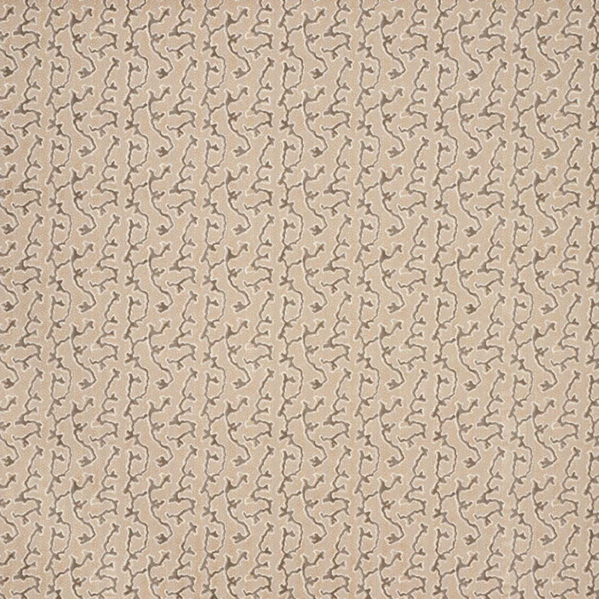 Schumacher 77132 Corail Velvet Champagne fabric swatch