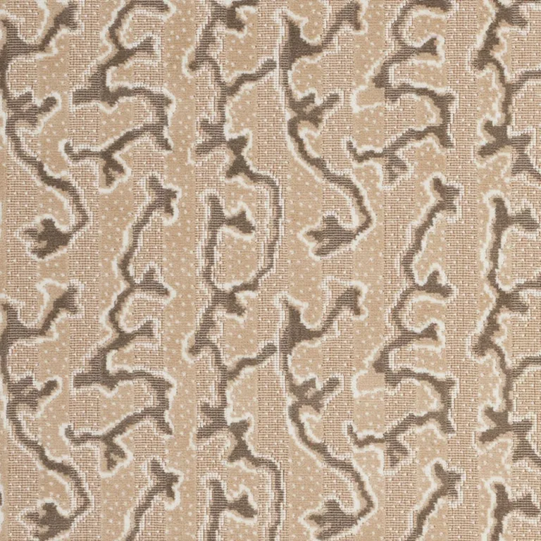 Schumacher 77132 Corail Velvet Champagne fabric swatch