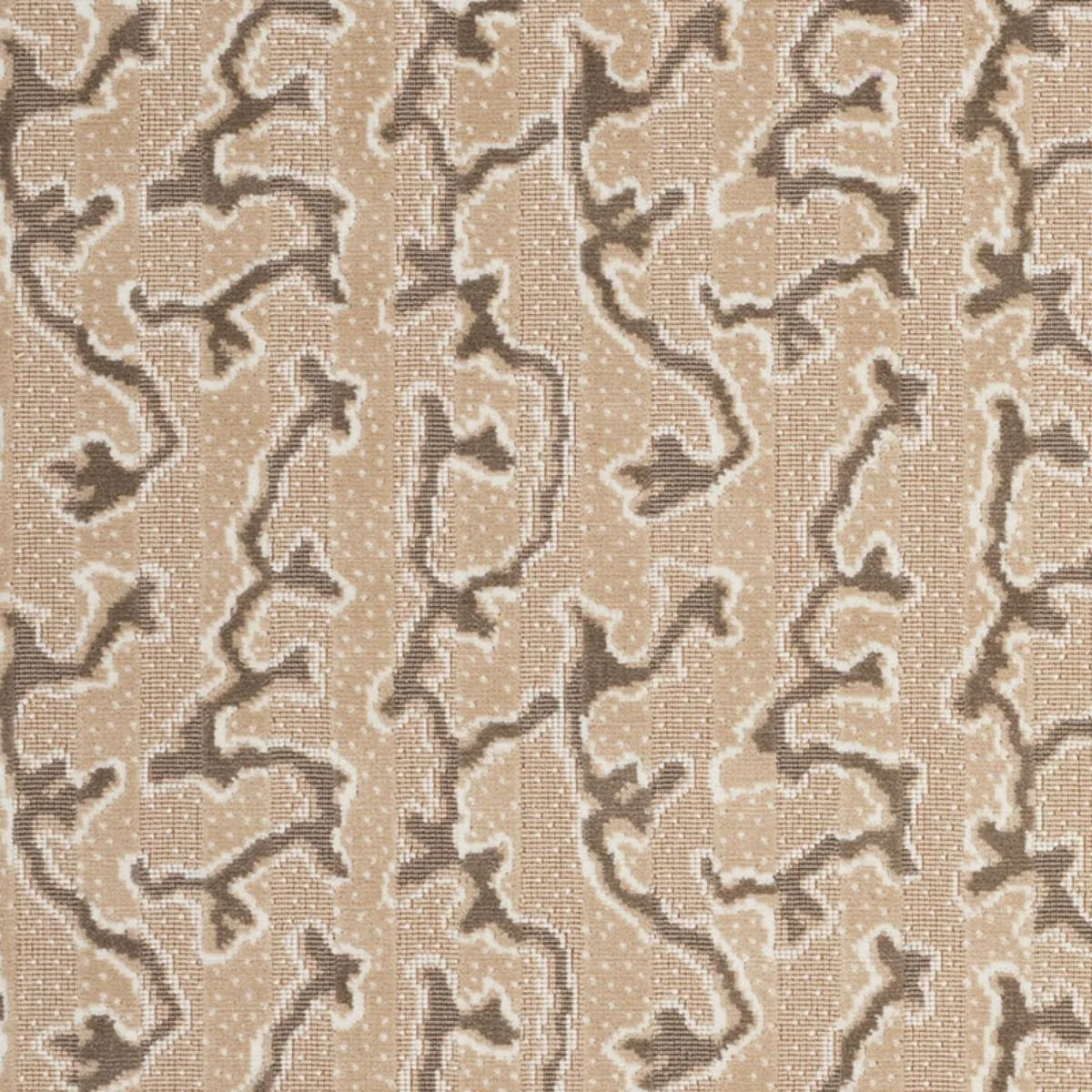 Schumacher 77132 Corail Velvet Champagne fabric swatch
