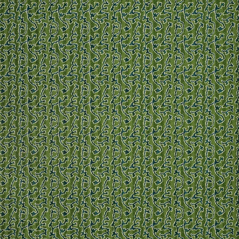 Schumacher 77130 Corail Velvet Emerald fabric swatch