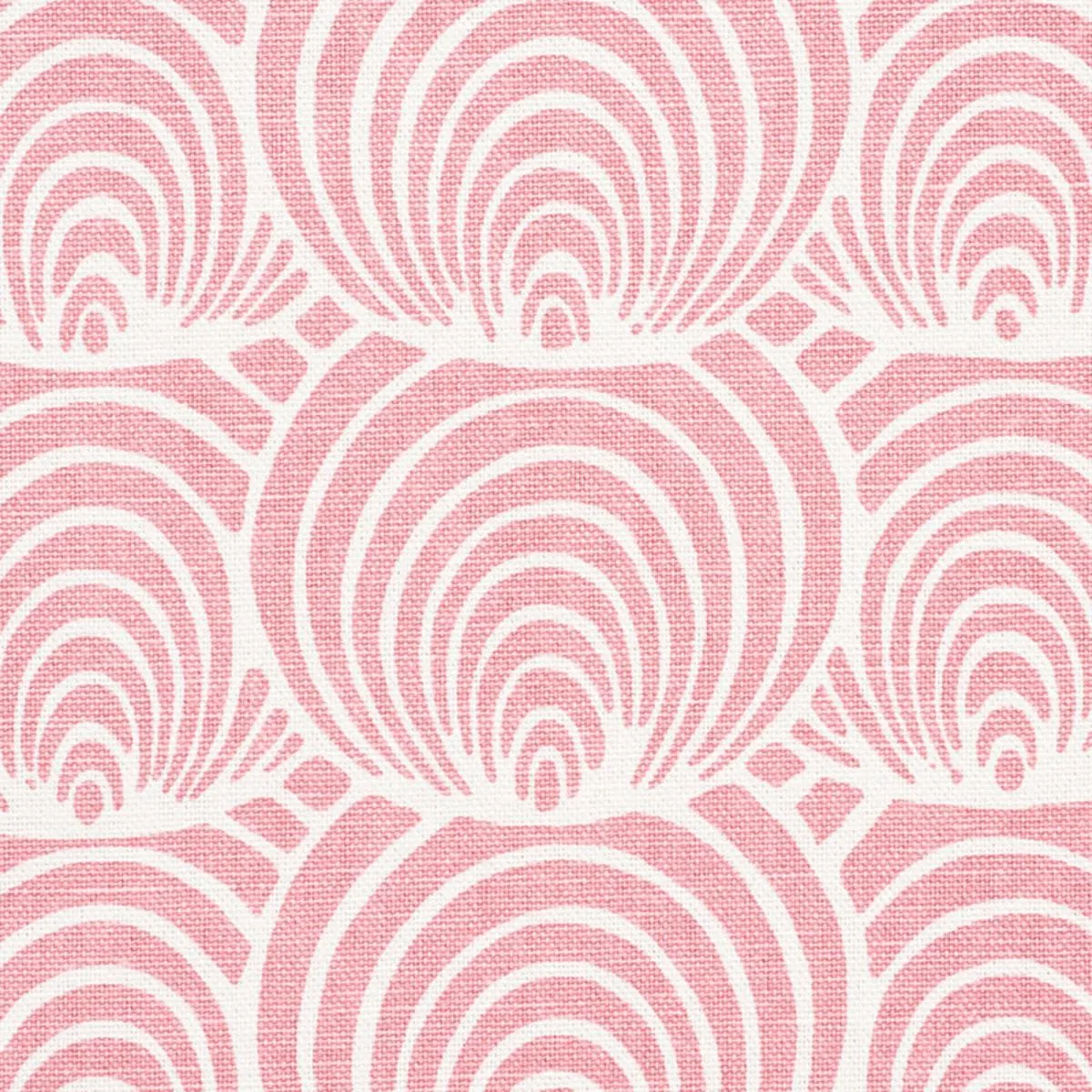 Schumacher 177782 Coralline Pink fabric swatch