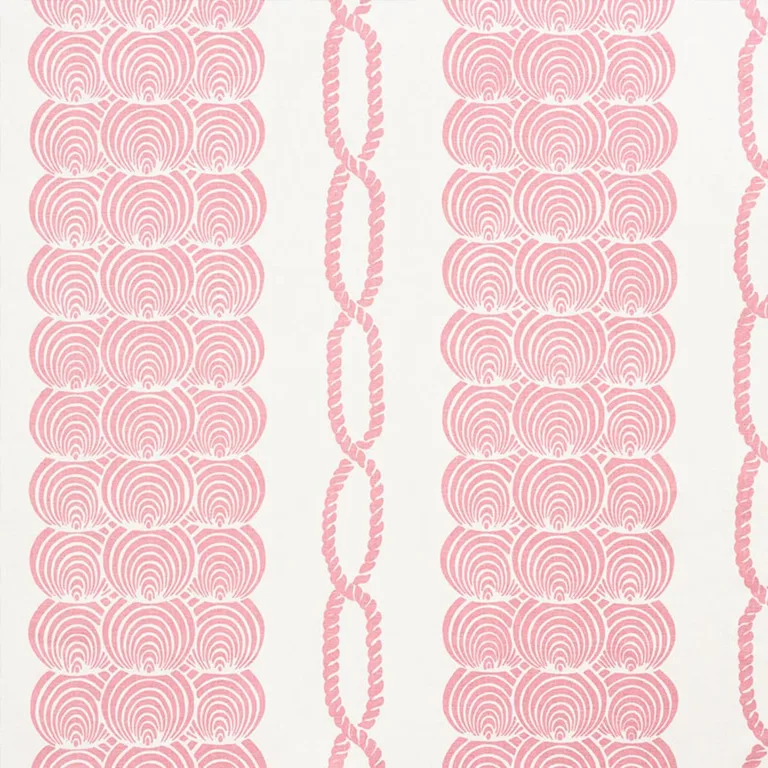 Schumacher 177782 Coralline Pink fabric swatch