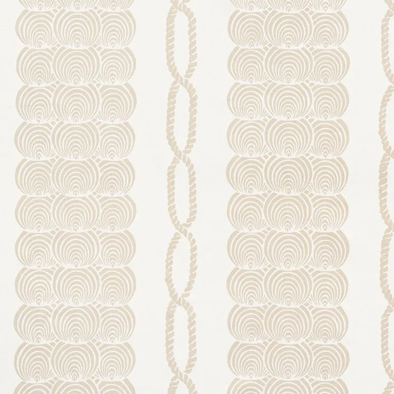 Schumacher 177781 Coralline Sand fabric swatch