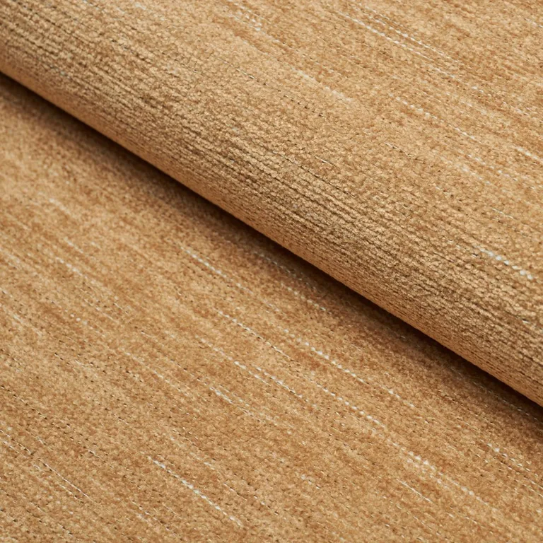Schumacher 87625 Corbin Performance Chenille Burnt Orange fabric swatch