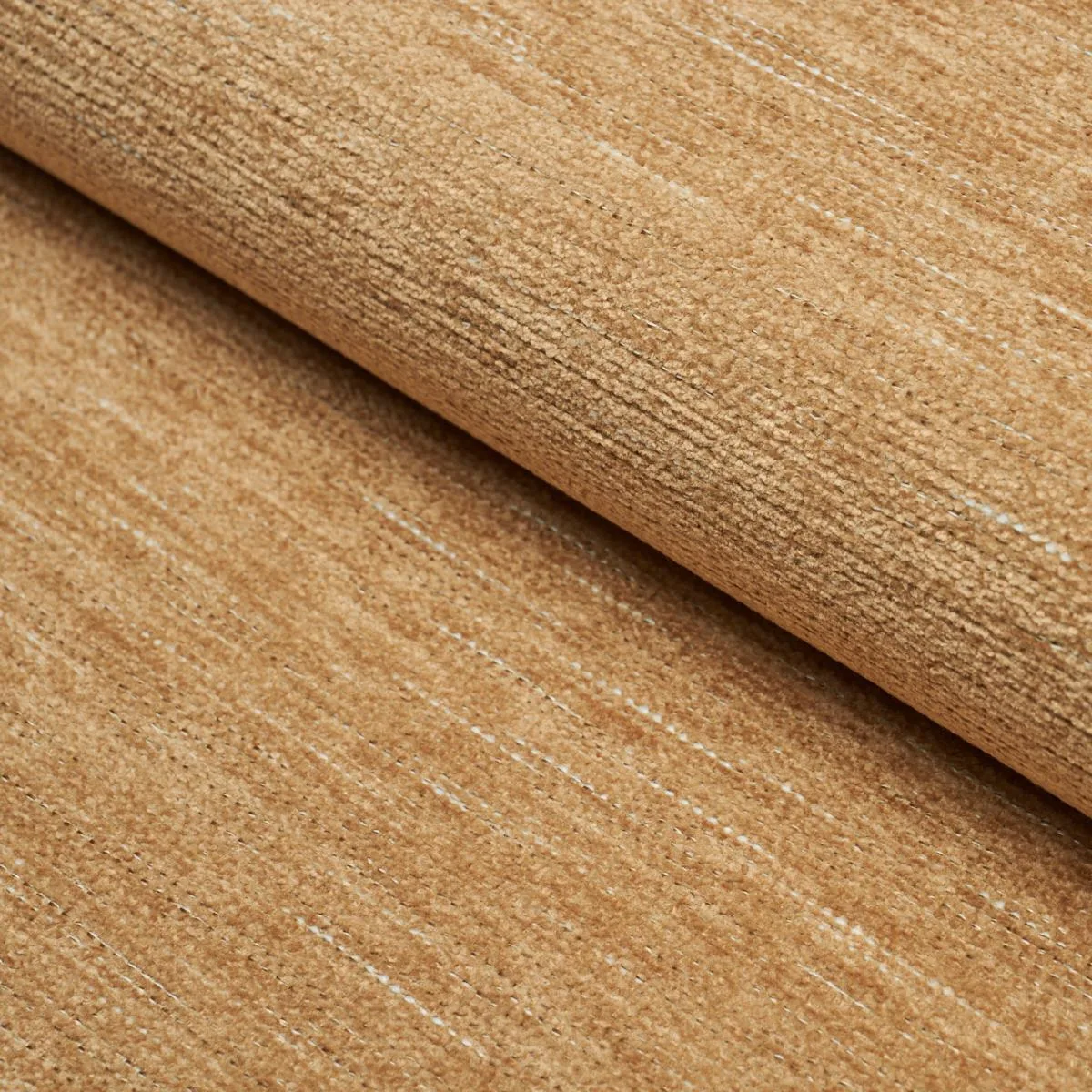 Schumacher 87625 Corbin Performance Chenille Burnt Orange fabric swatch