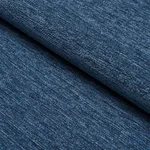 Schumacher 87621 Corbin Performance Chenille Indigo fabric swatch