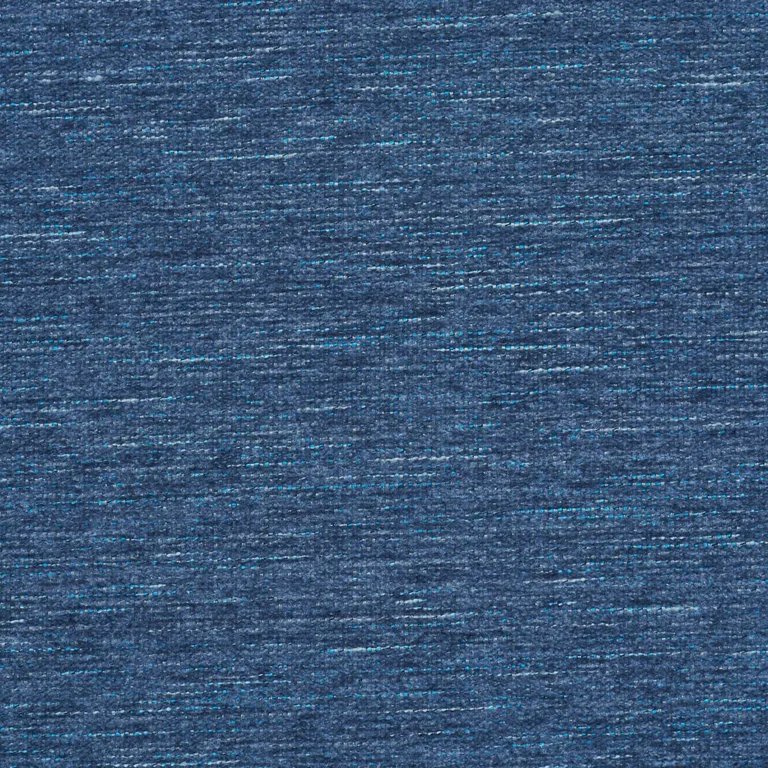 Schumacher 87621 Corbin Performance Chenille Indigo fabric swatch