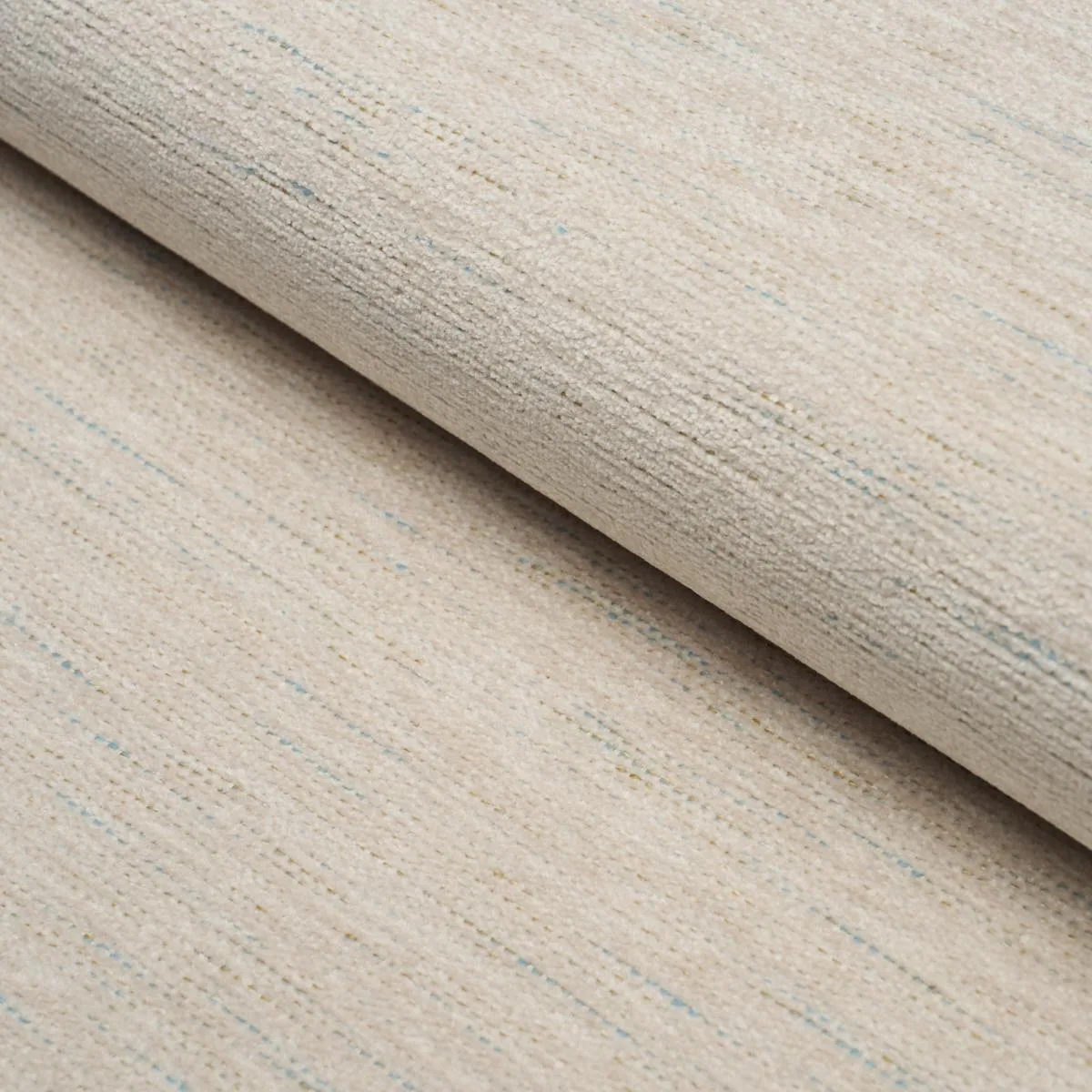 Schumacher 87620 Corbin Performance Chenille Pearl fabric swatch