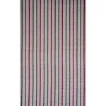 Schumacher 78840 Corcha Hand Woven Stripe Mono Multi fabric swatch