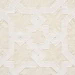Schumacher 67574 Cordoba Embroidery Linen fabric swatch