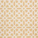 Schumacher 67575 Cordoba Embroidery Ochre fabric swatch
