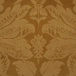 Schumacher 73953 Cordwain Velvet Gold fabric swatch