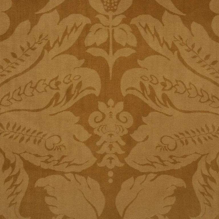 Schumacher 73953 Cordwain Velvet Gold fabric swatch