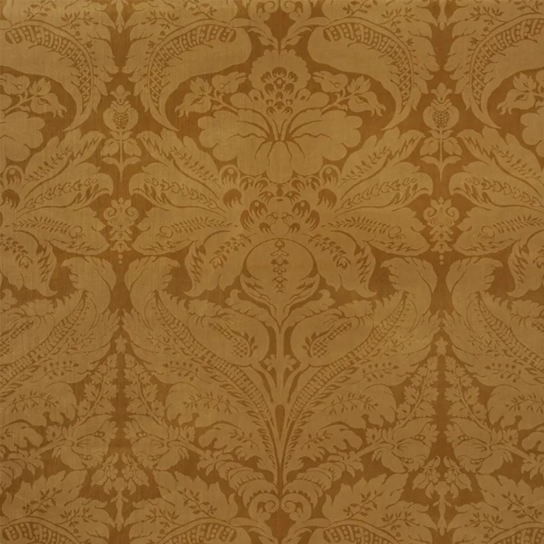Schumacher 73953 Cordwain Velvet Gold fabric swatch