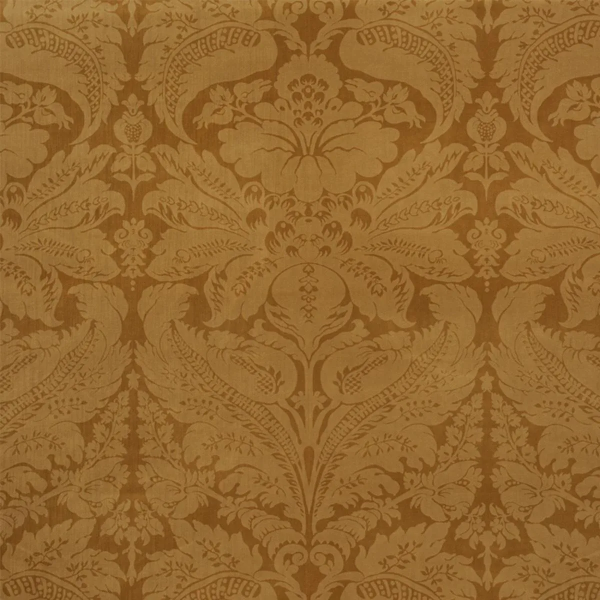 Schumacher 73953 Cordwain Velvet Gold fabric swatch