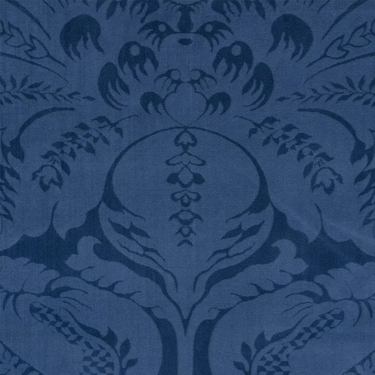 Schumacher 73950 Cordwain Velvet Sapphire fabric swatch