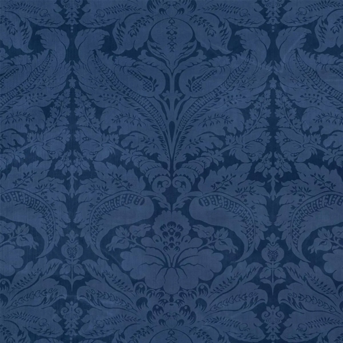 Schumacher 73950 Cordwain Velvet Sapphire fabric swatch