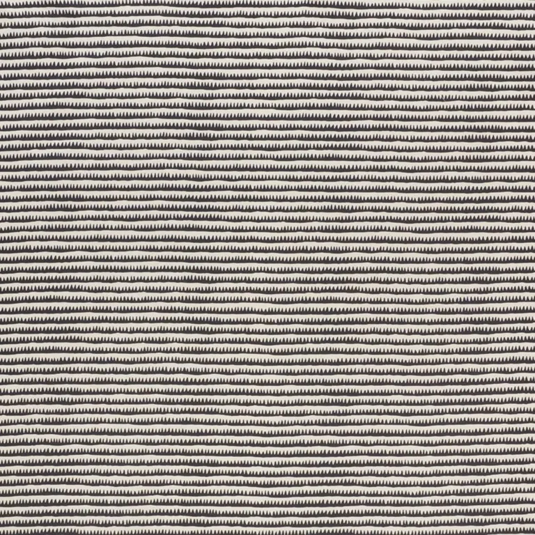 Schumacher 177971 Corfu Hand Printed Stripe Black fabric swatch