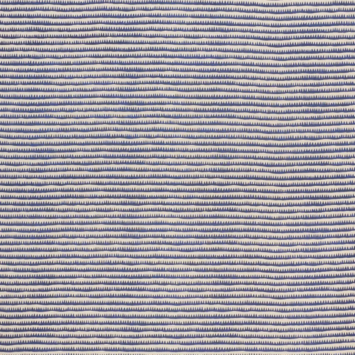 Schumacher 177970 Corfu Hand Printed Stripe Navy fabric swatch