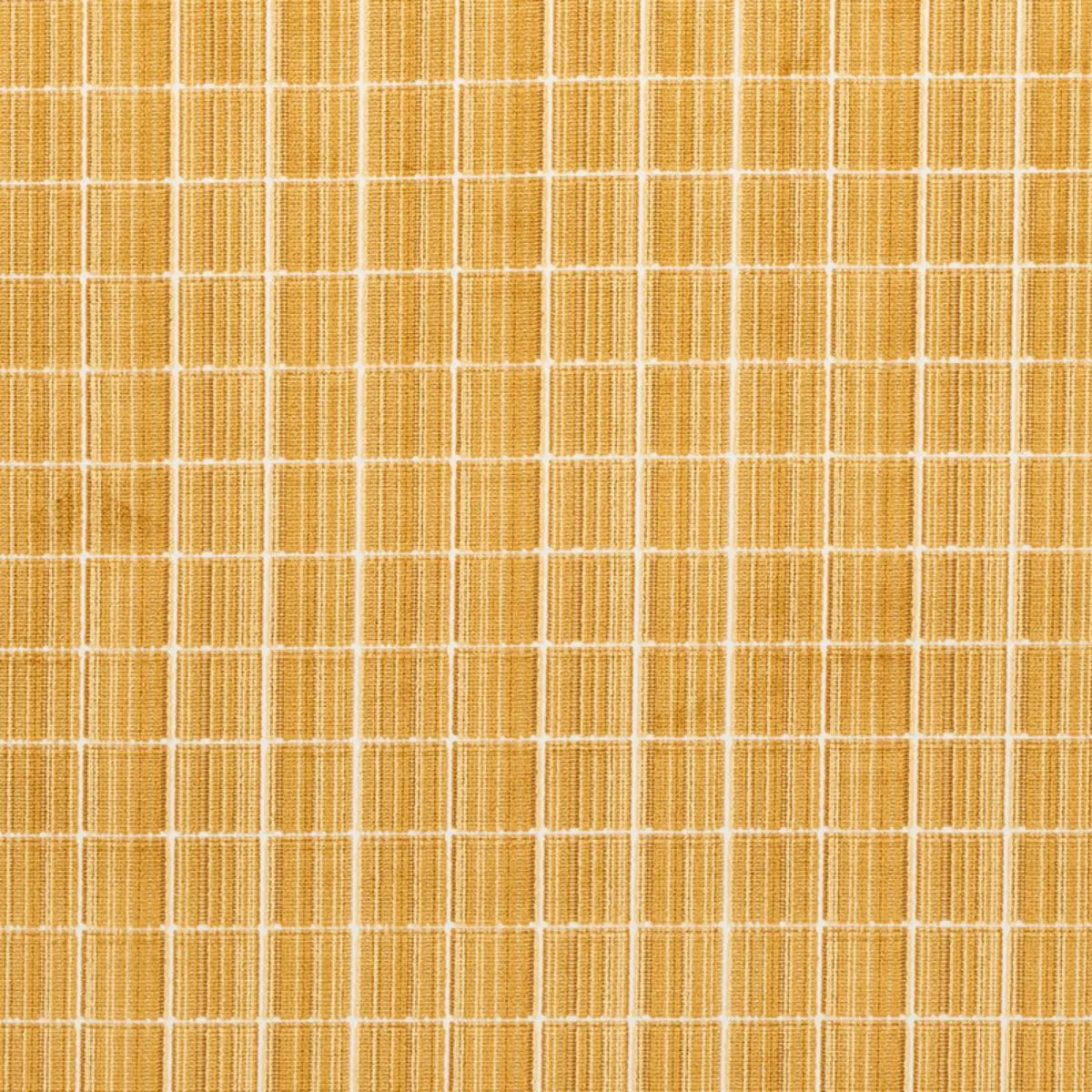 Schumacher 79631 Corneille Velvet Gold fabric swatch