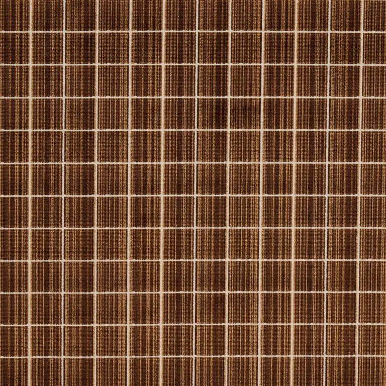Schumacher 79633 Corneille Velvet Mocha fabric swatch