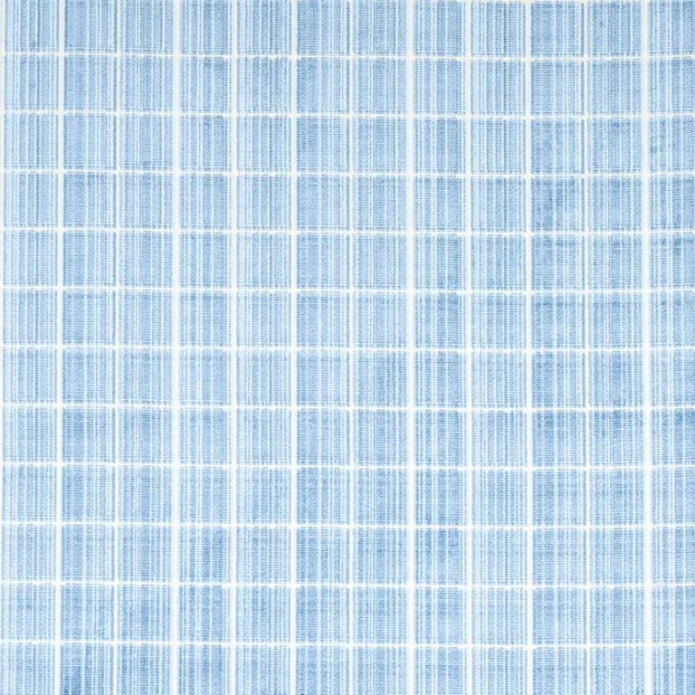 Schumacher 79630 Corneille Velvet Sky fabric swatch