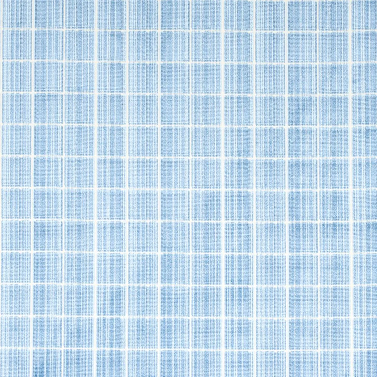 Schumacher 79630 Corneille Velvet Sky fabric swatch