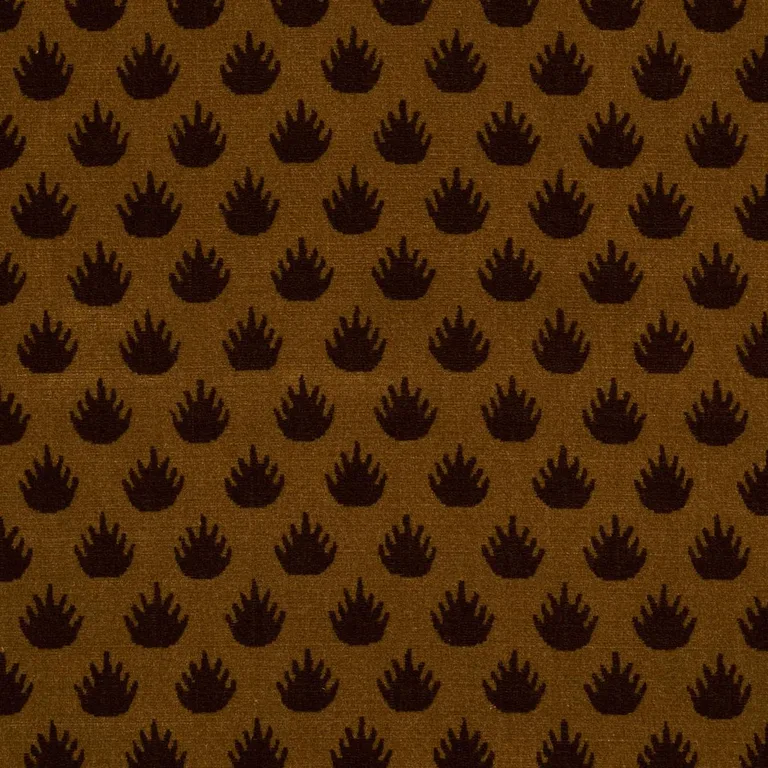 Schumacher 82980 Coronation Velvet Bronze fabric swatch