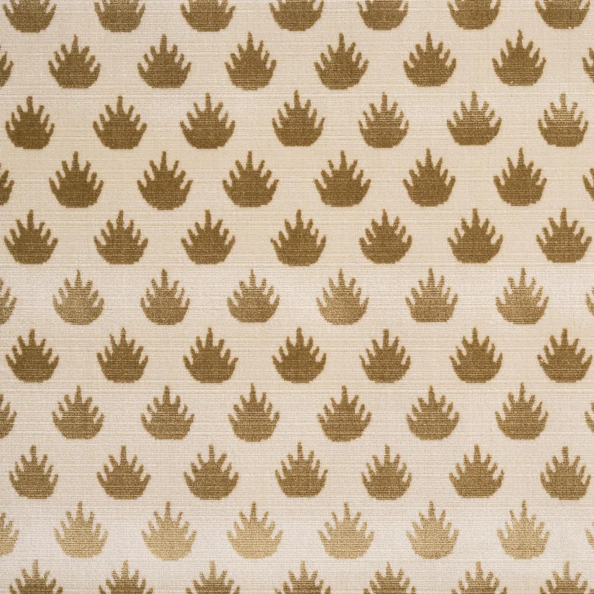 Schumacher 82981 Coronation Velvet Camel fabric swatch