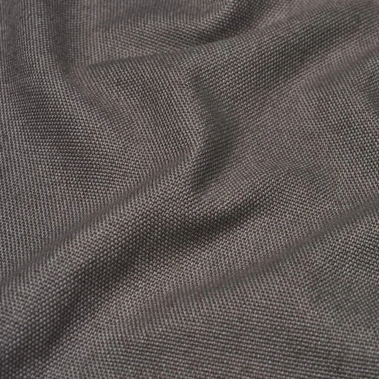 Schumacher 68662 Corsica Weave Charcoal fabric swatch