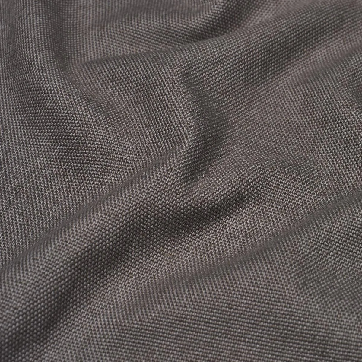 Schumacher 68662 Corsica Weave Charcoal fabric swatch