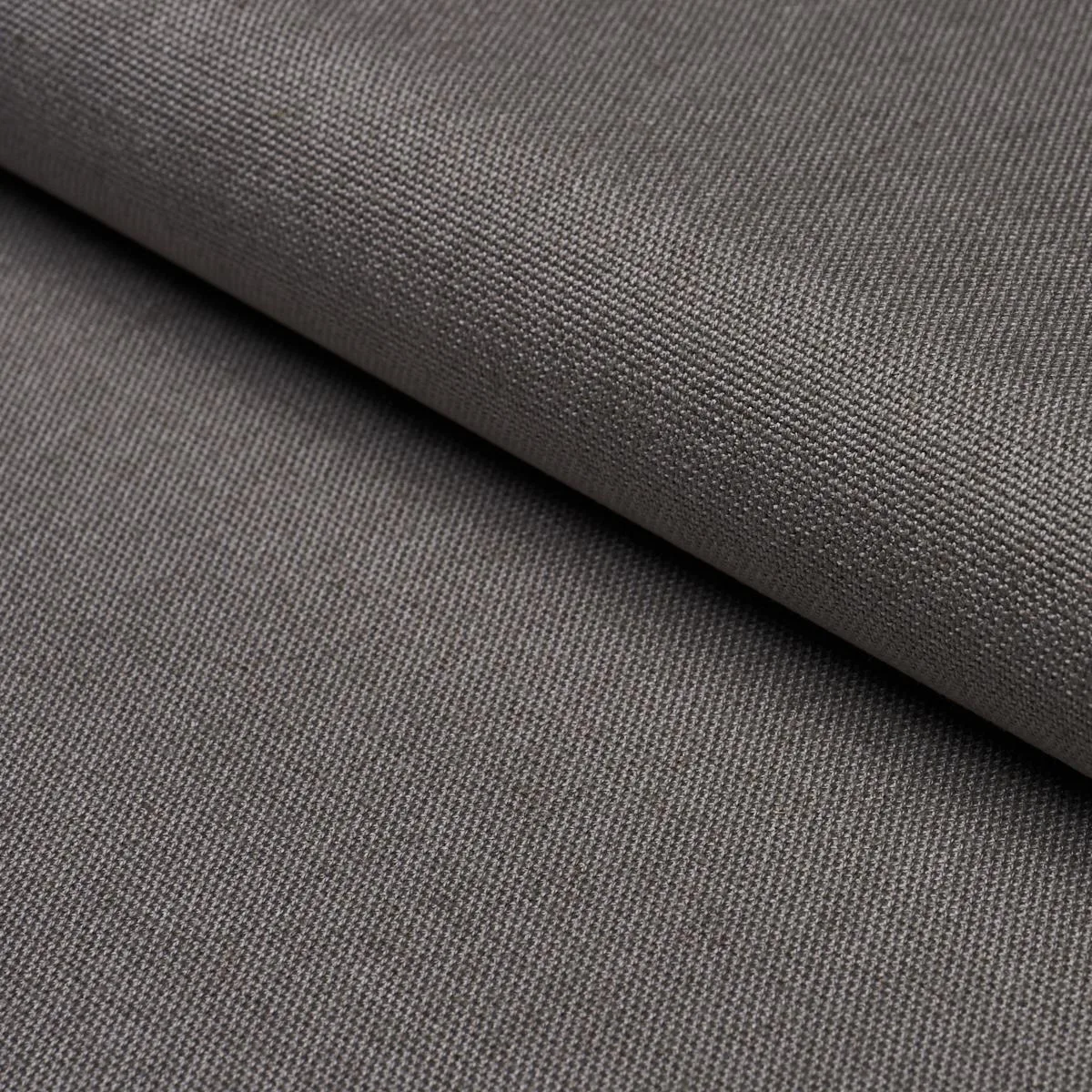 Schumacher 68662 Corsica Weave Charcoal fabric swatch