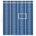 Schumacher 79680 Cosima Embroidery Blue Multi fabric swatch