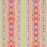 Schumacher 79682 Cosima Embroidery Pink Multi fabric swatch
