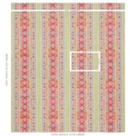 Schumacher 79682 Cosima Embroidery Pink Multi fabric swatch