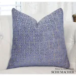 Schumacher 68744 Cosmati Chenille Berry fabric swatch