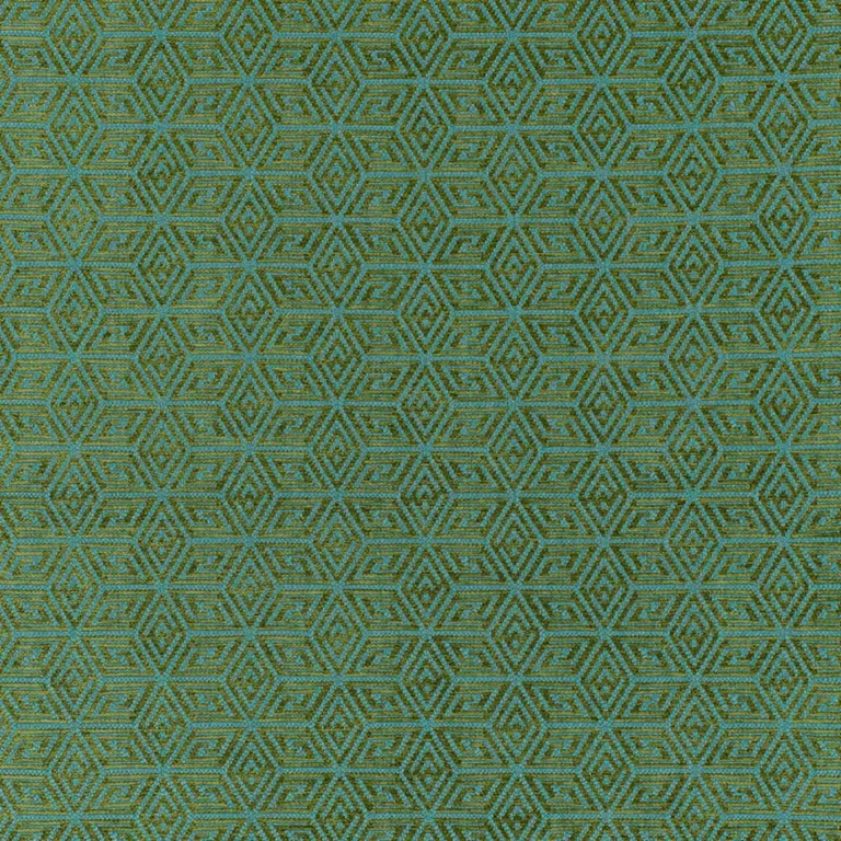 Schumacher 68740 Cosmati Chenille Boxwood fabric swatch