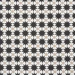 Schumacher 177063 Cosmos Black & Sand fabric swatch