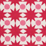 Schumacher 177062 Cosmos Valentine fabric swatch