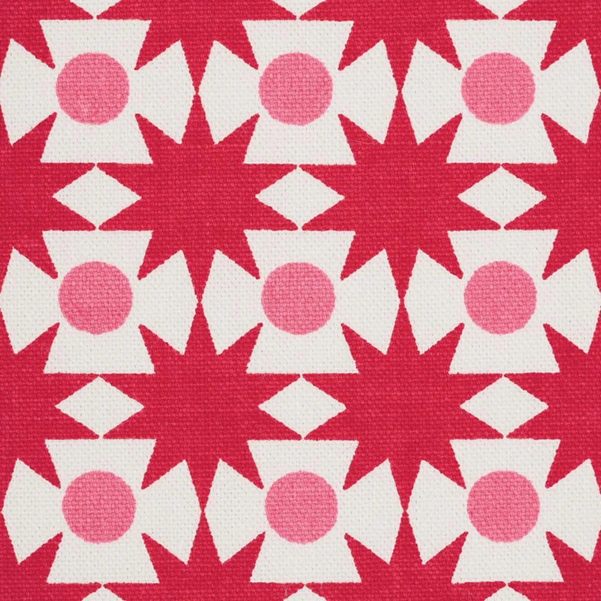 Schumacher 177062 Cosmos Valentine fabric swatch