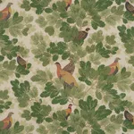 Schumacher 182250 Covey Hedge Pine fabric swatch