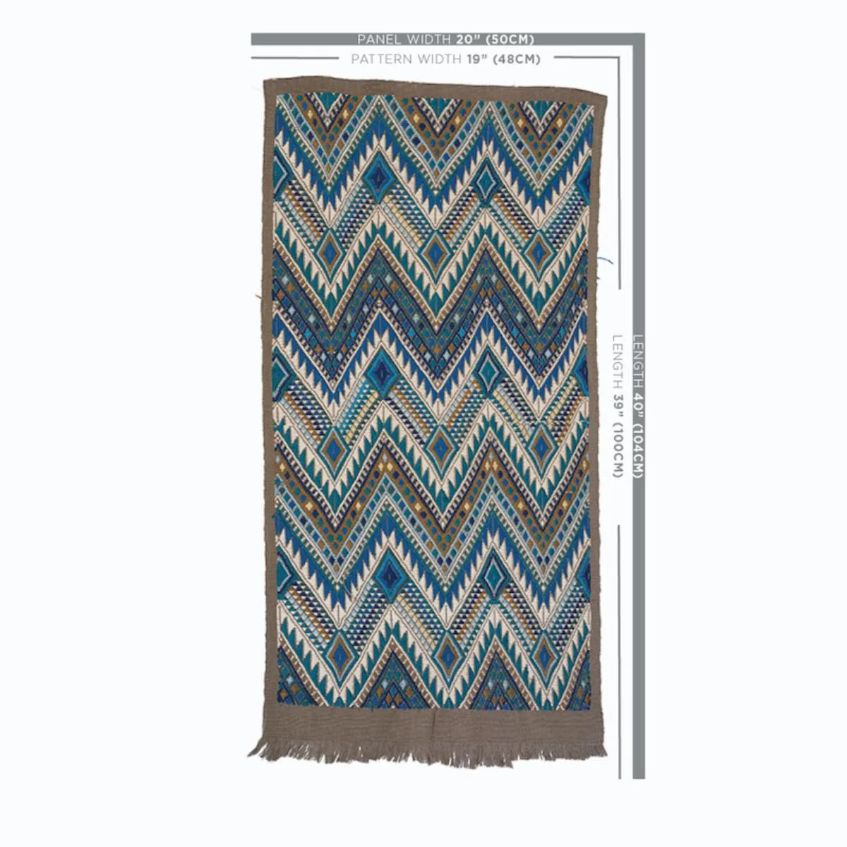 Schumacher 79240 Coyolate Hand Woven Brocade Ocean fabric swatch