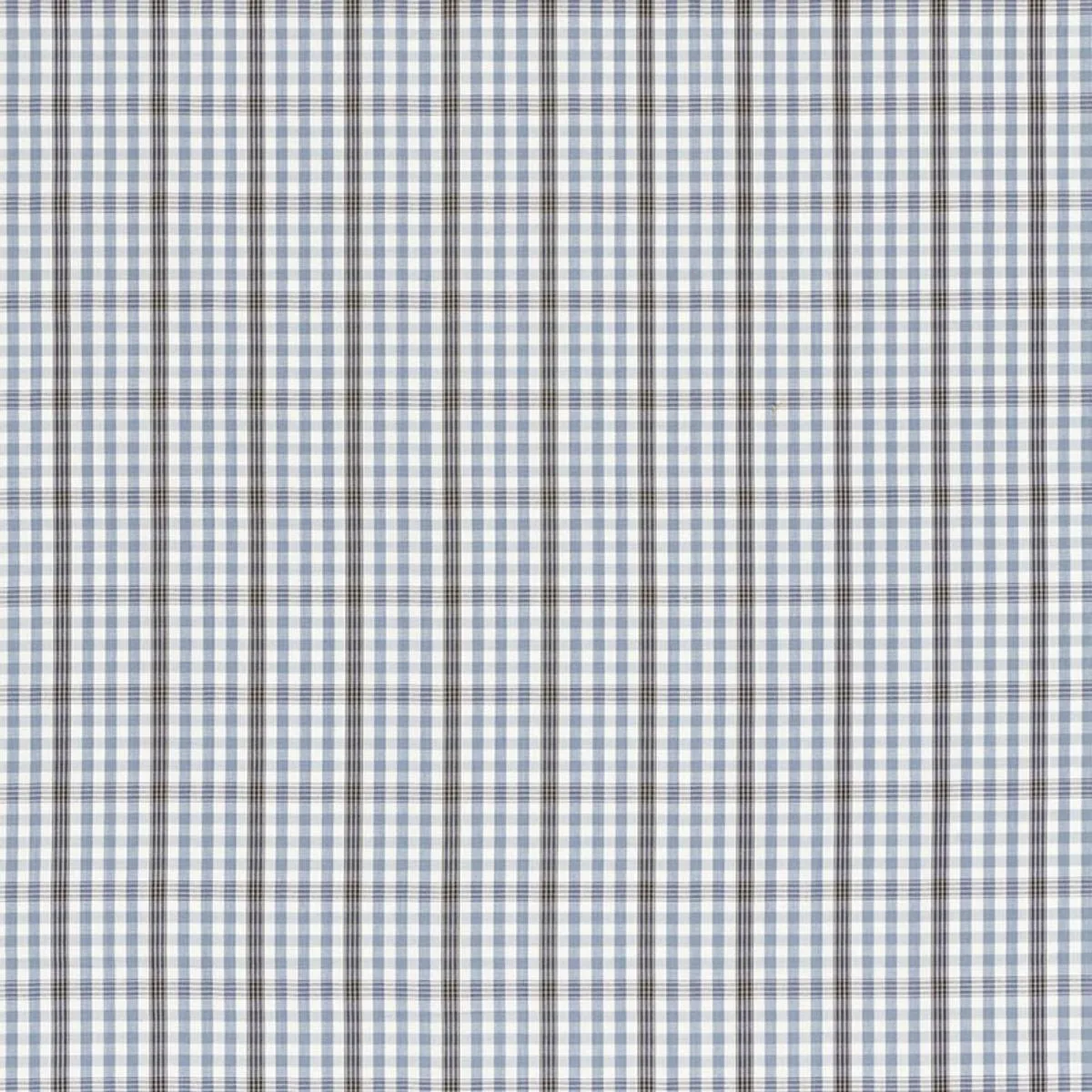 Schumacher 68102 Cozumel Plaid Cornflower fabric swatch