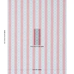 Schumacher 87451 CrèMe Anglaise French Red & Blue fabric swatch