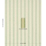 Schumacher 87452 CrèMe Anglaise Juniper Green fabric swatch