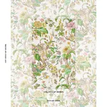 Schumacher 1314001 Cranley Garden Pink fabric swatch