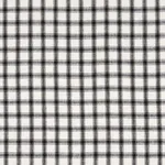 Schumacher 81452 Crawford Linen Check Basalt fabric swatch