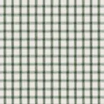Schumacher 81456 Crawford Linen Check Forest fabric swatch